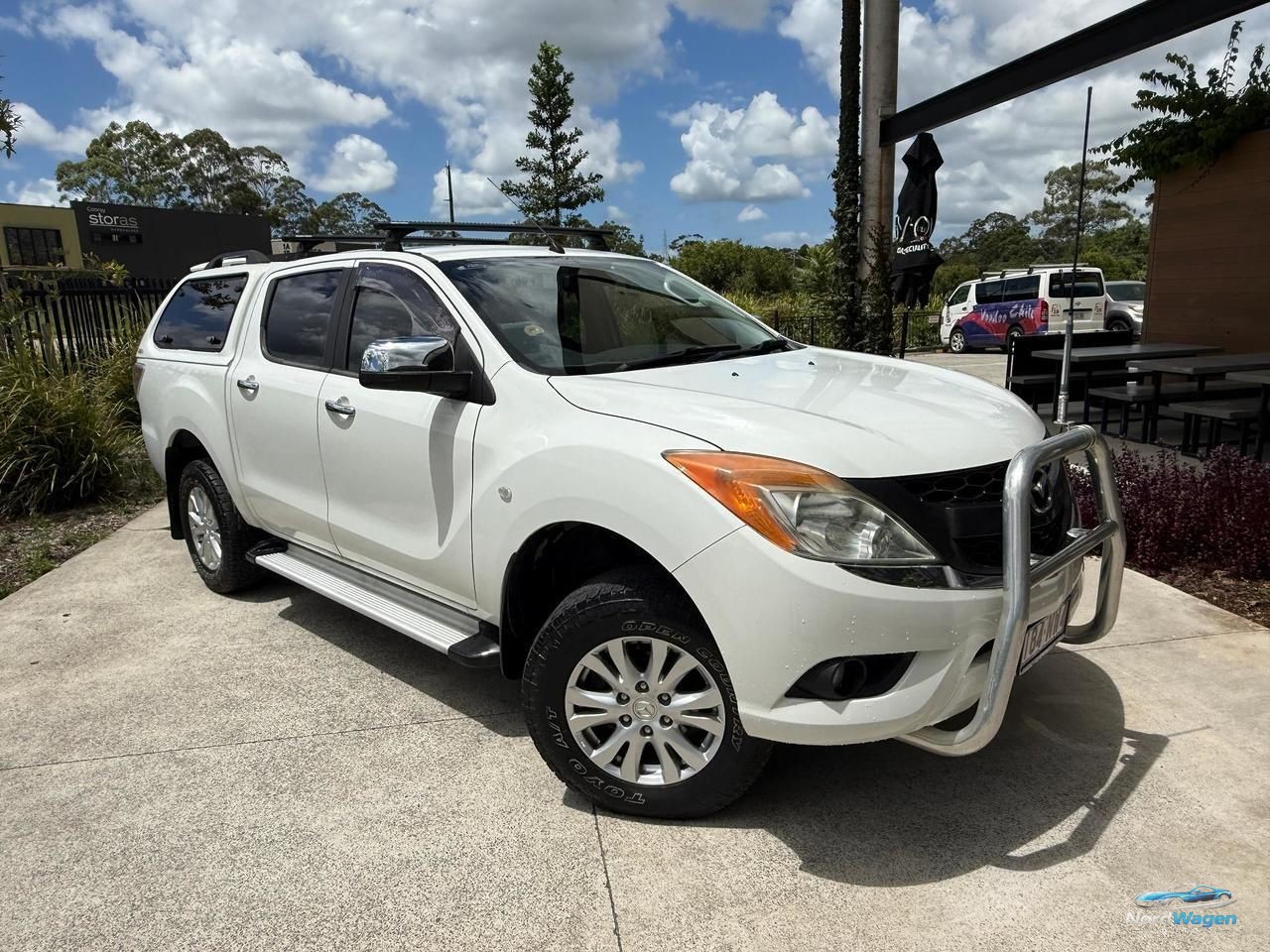 2012 Mazda BT-50 UP0YF1 GT White 6 Speed Sports...